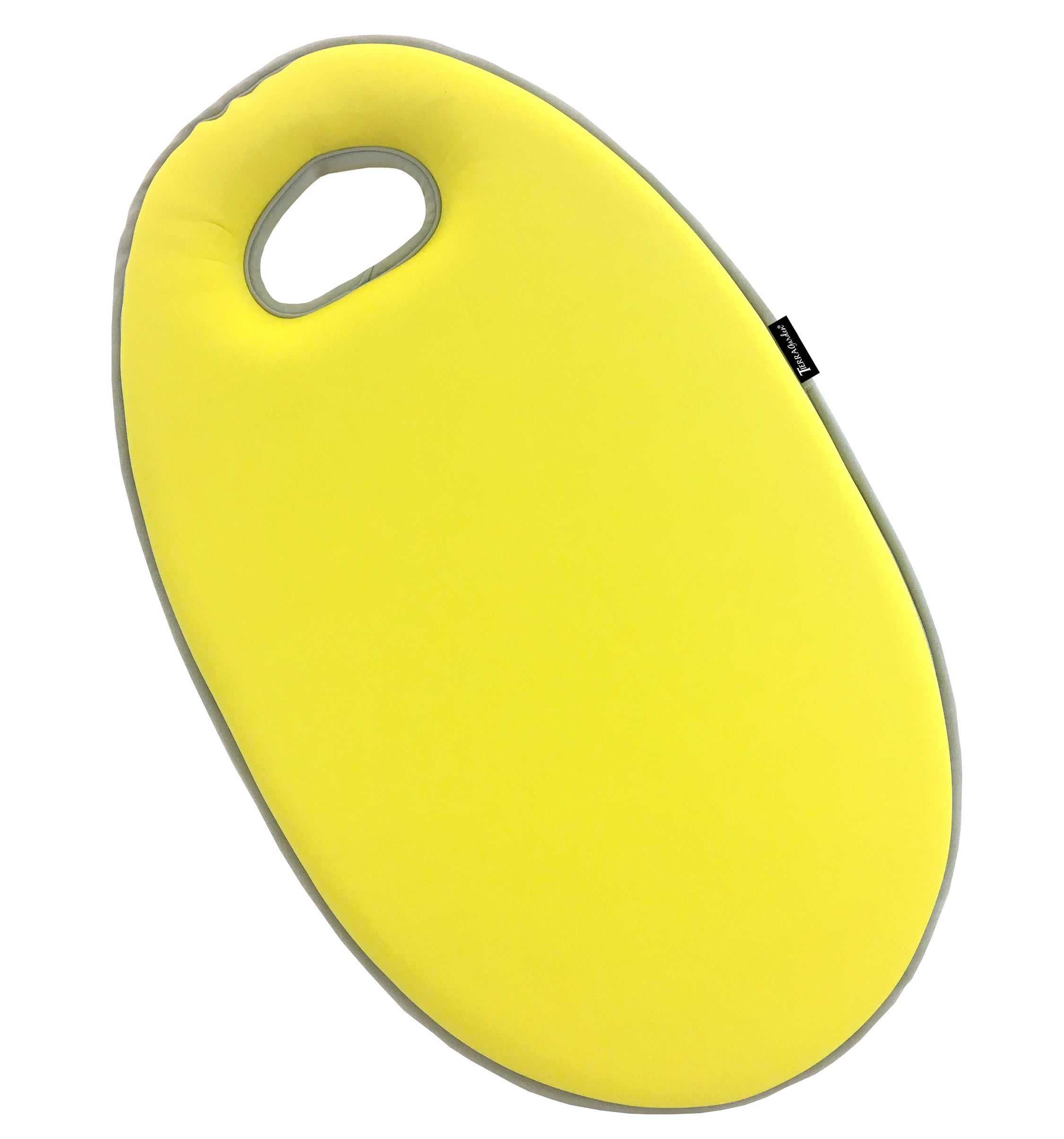 Metal Watering Can & Memory Foam Kneel Cushion Combo - 1.2 gal Yellow