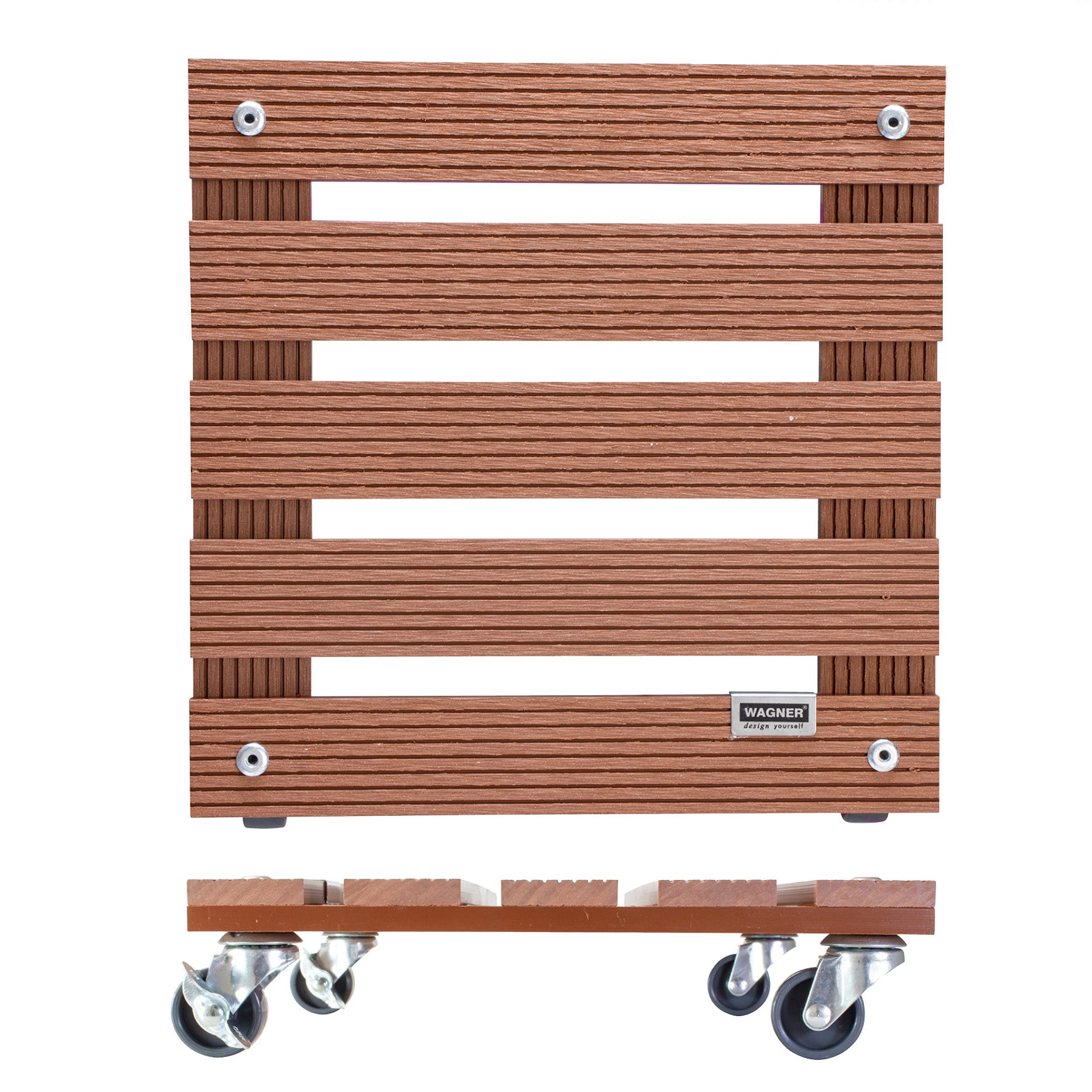 Wagner Waterproof Plant Caddy - 11.4" Terra Cotta Square