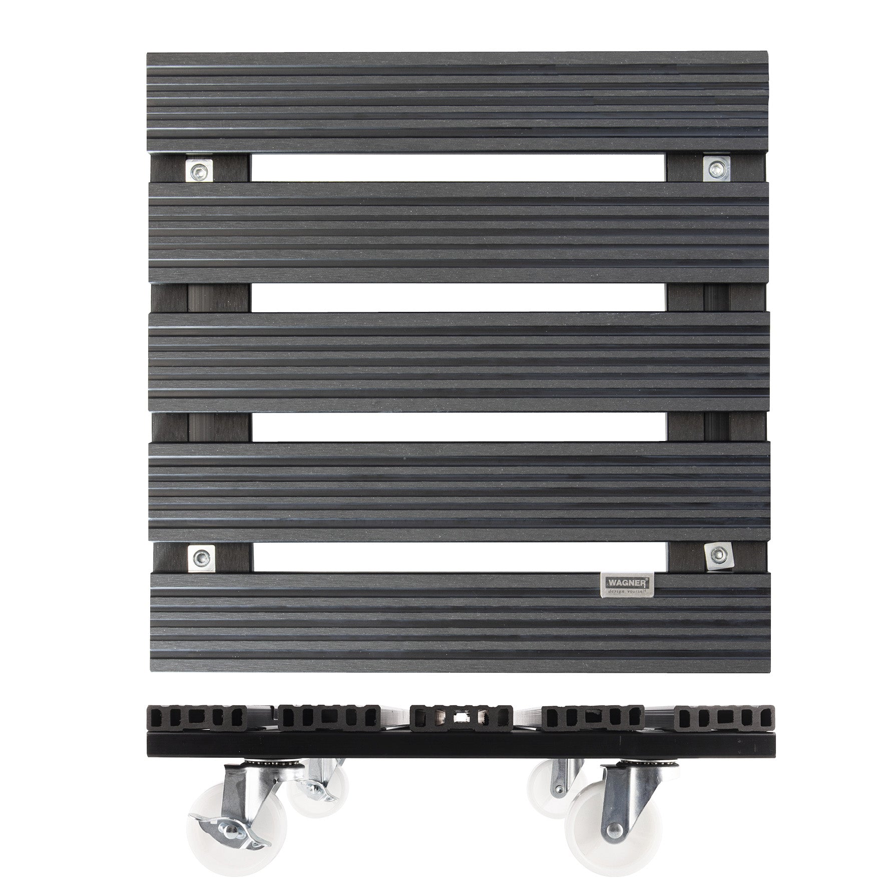 Waterproof Plant Caddy - 15.4" Gray Square