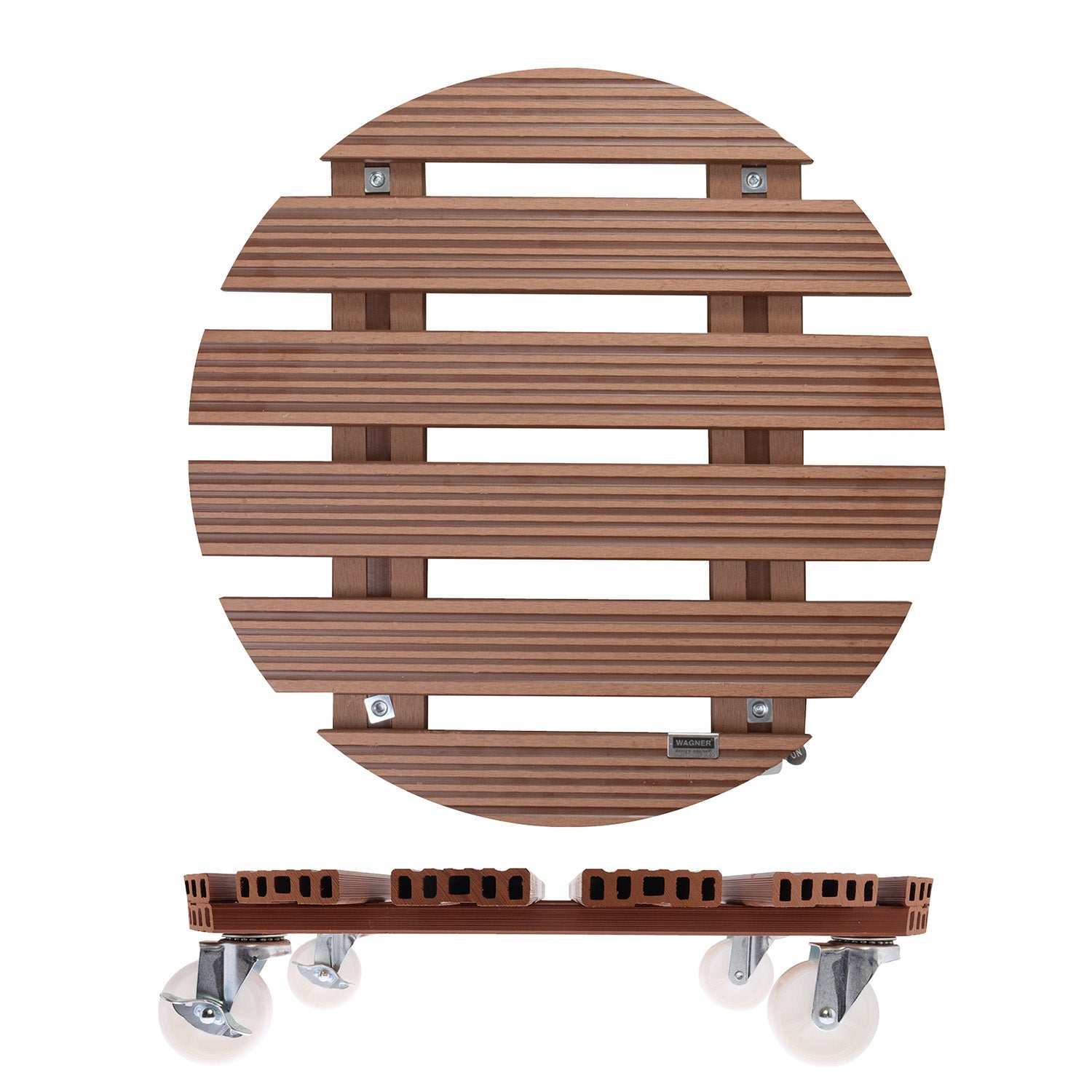 Waterproof Plant Caddy - 20" Terra Cotta Round