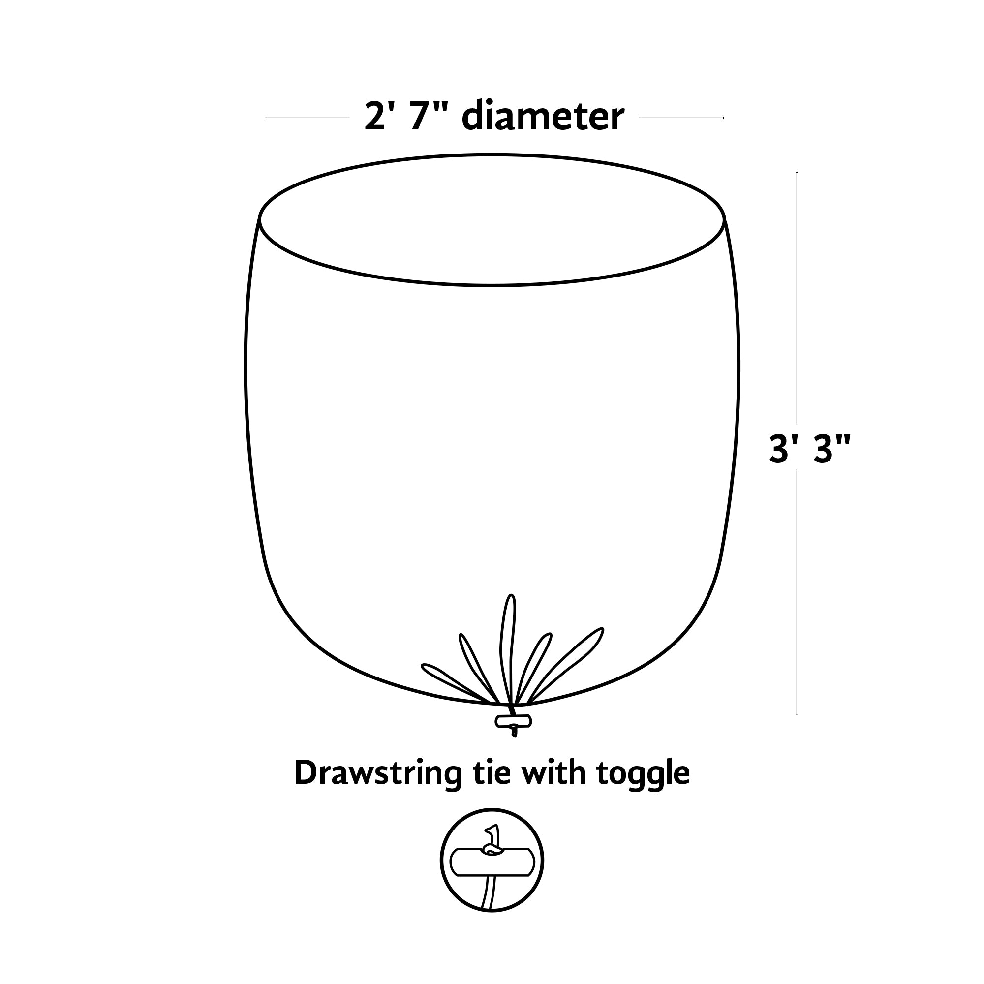 Plant Jacket (3 pack) - Medium Fleece