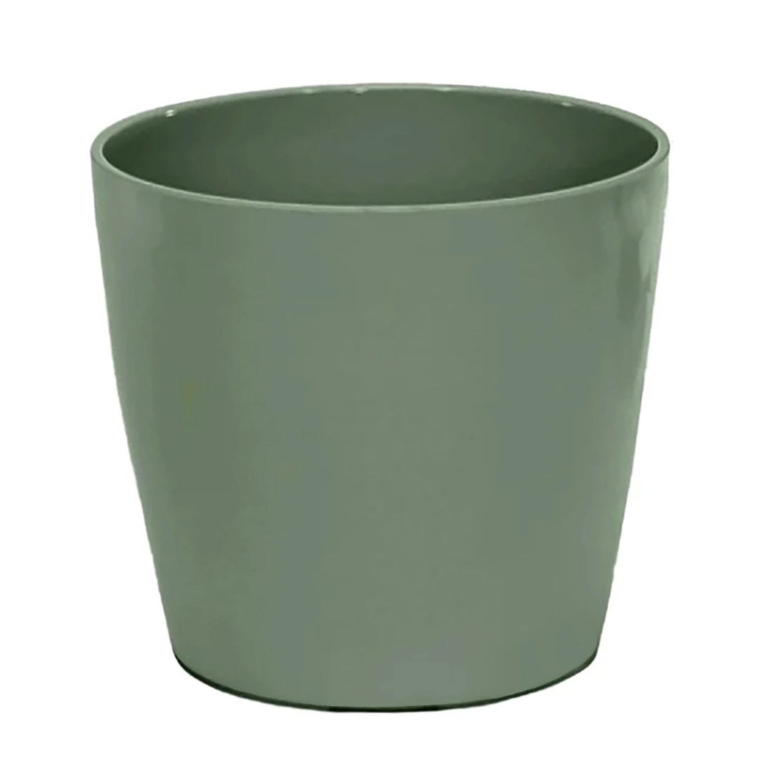 Self-Watering Bamboo Pot - 10" Sage Round