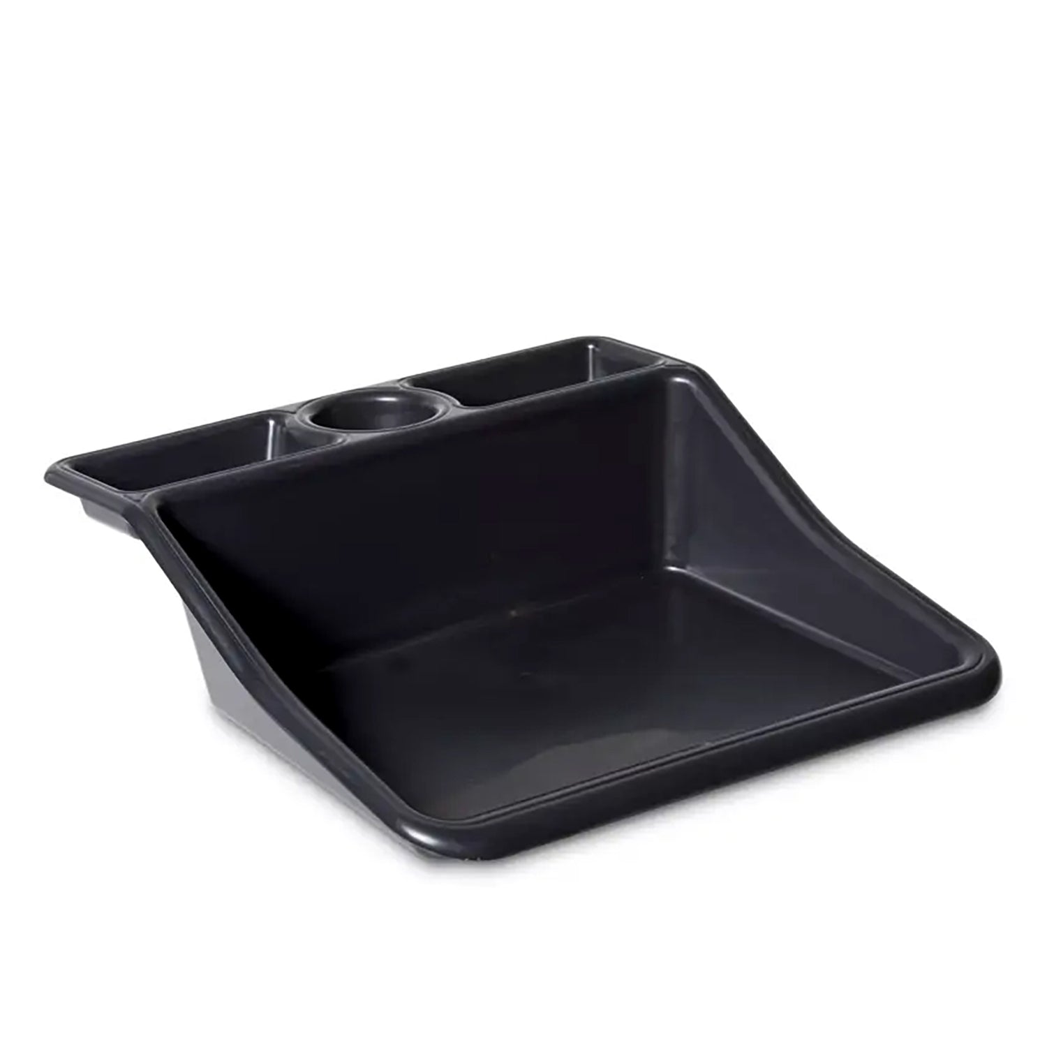 Tidy Tray - Compact Black with Shelf