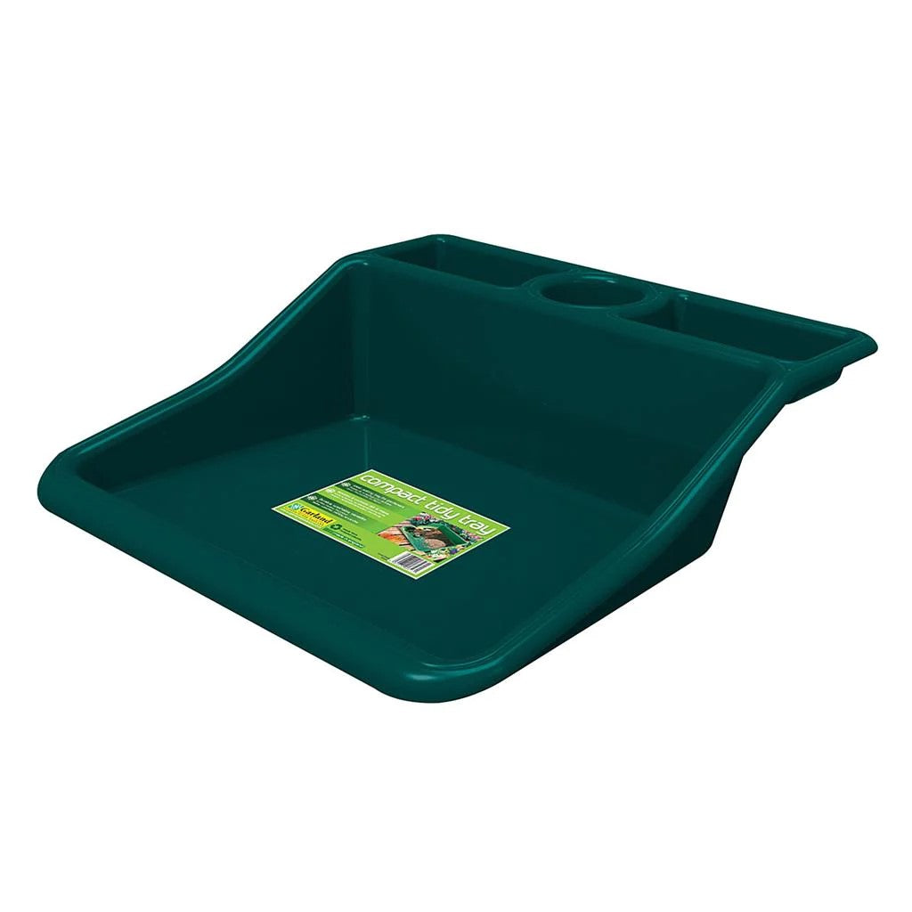 Tidy Tray - Compact Green with Shelf