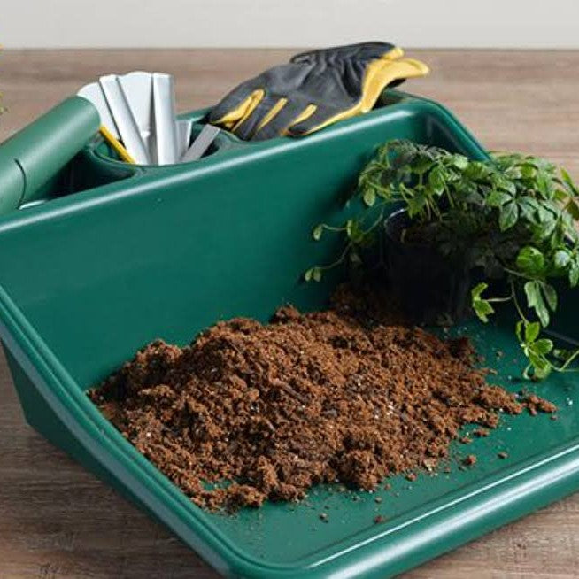 Tidy Tray - Compact Green with Shelf