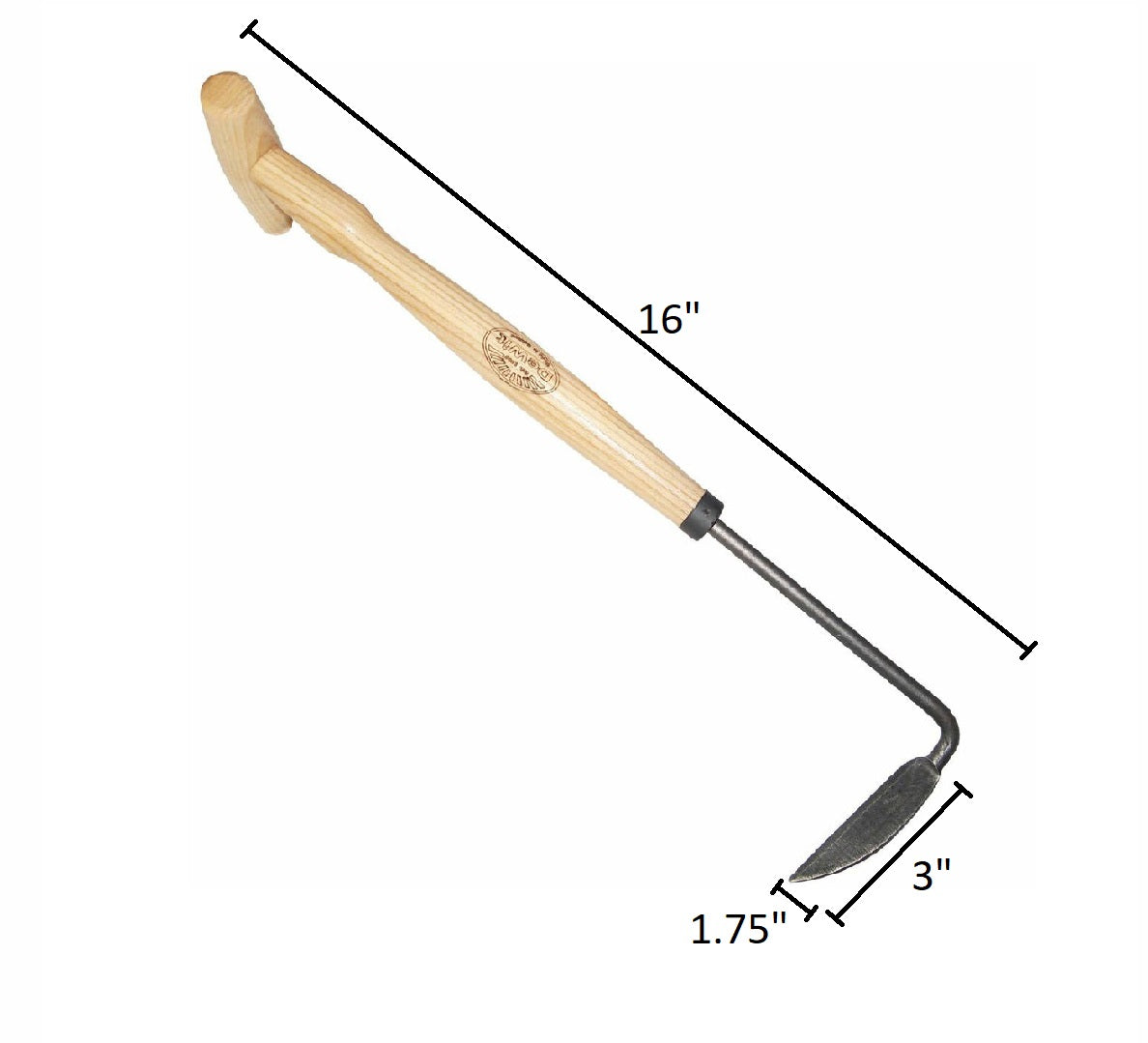 DeWit Weeder - Cape Cod Left Handed with P-Grip Handle