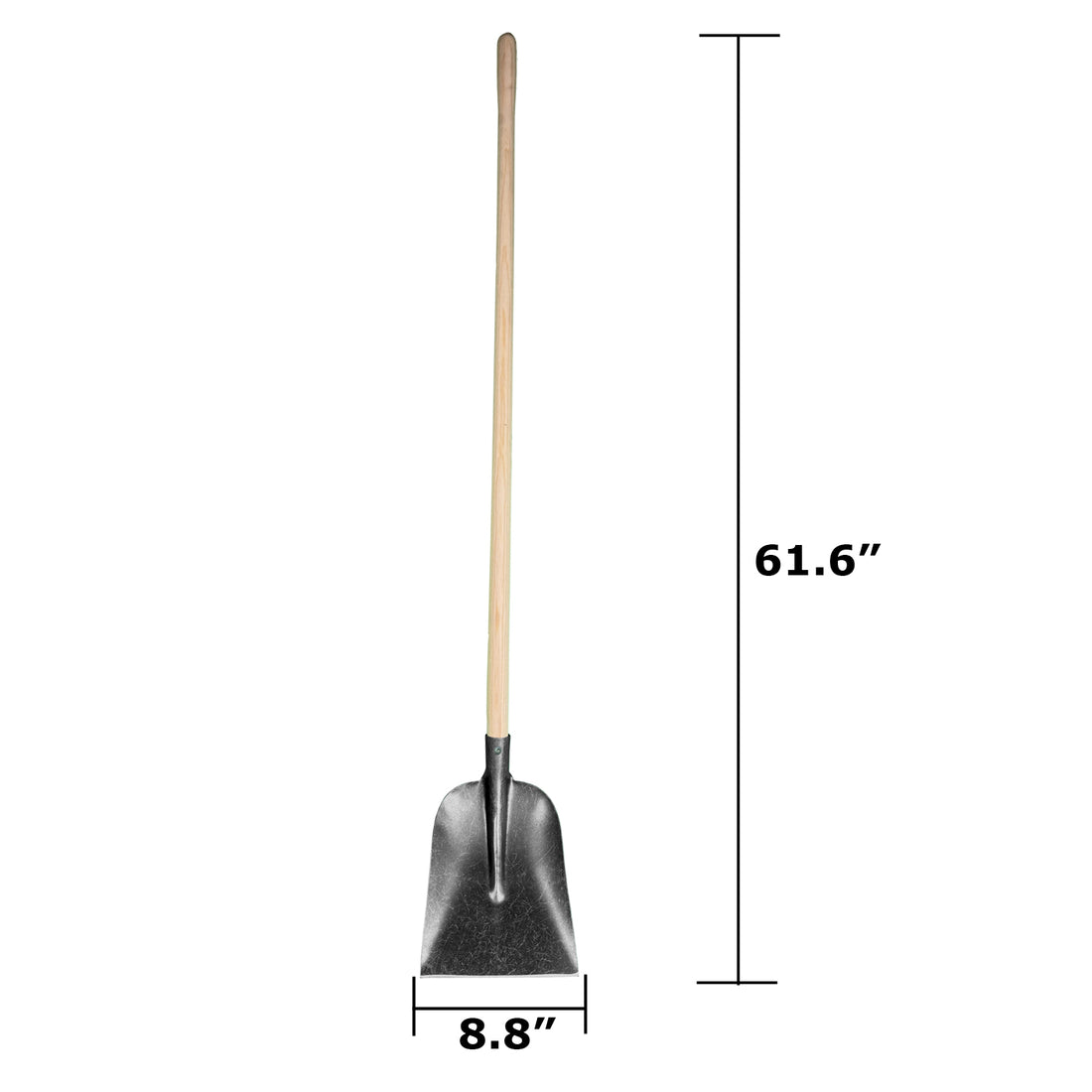 DeWit Shovel - Square Point with Straight Handle