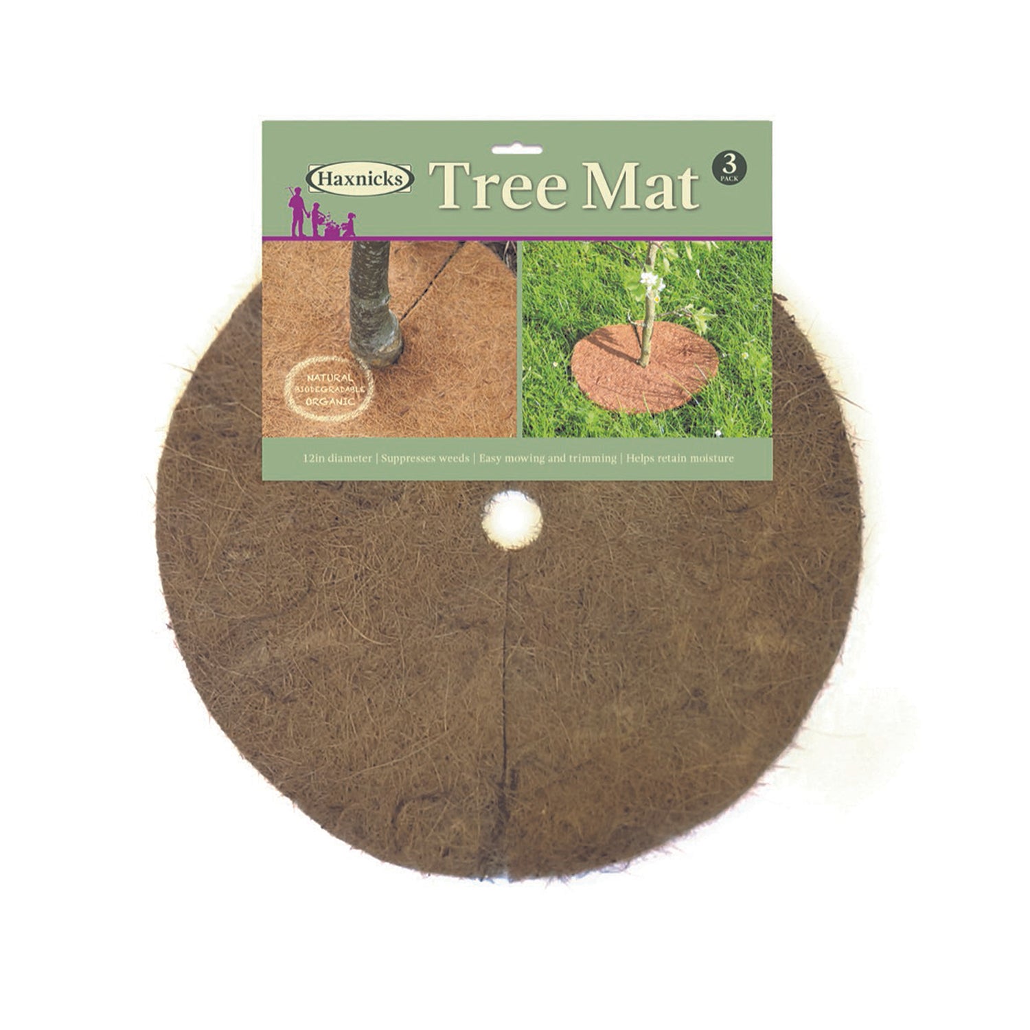 Coco Tree Mat (3 pack) - 12" Round