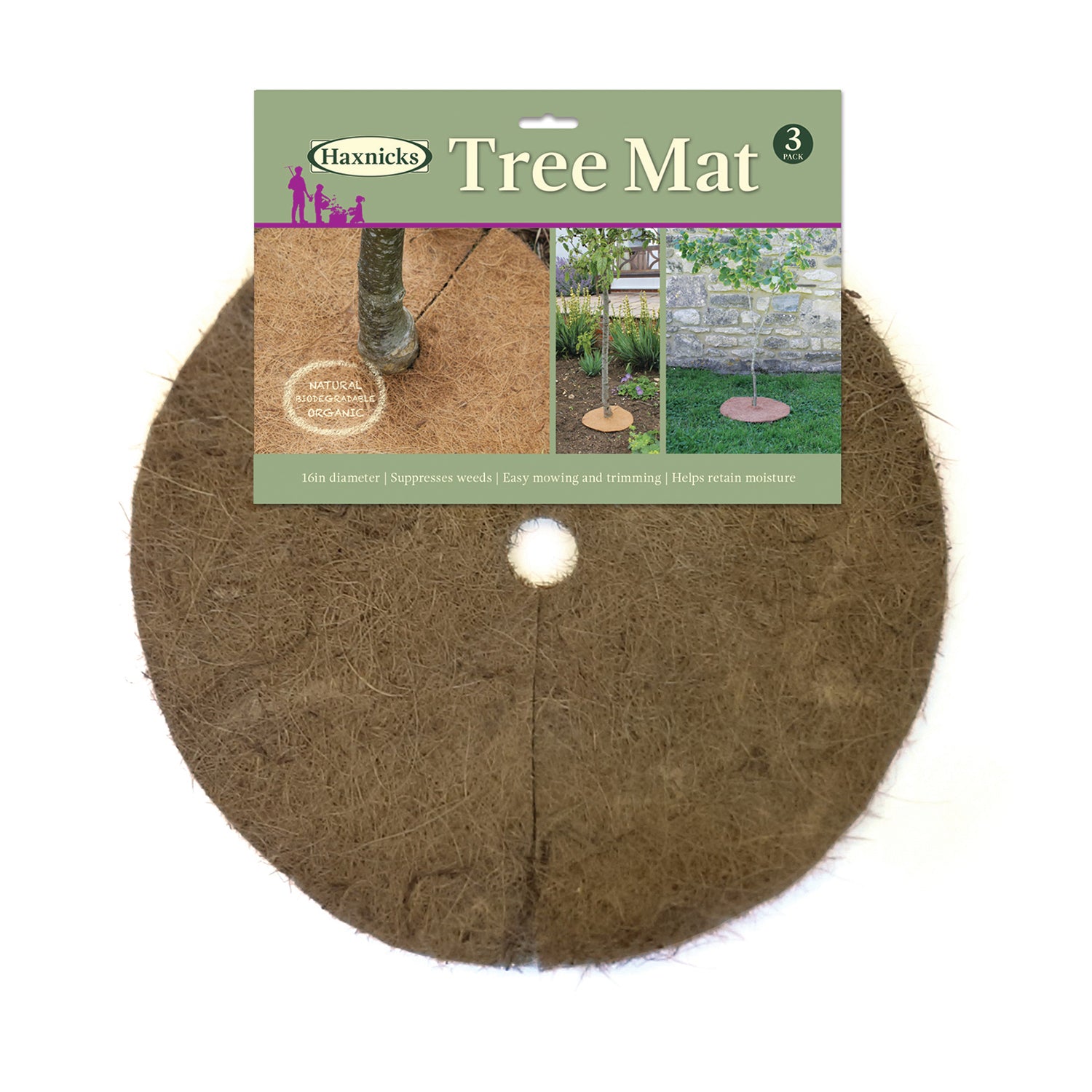 Coco Tree Mat (3 pack) - 16" Round