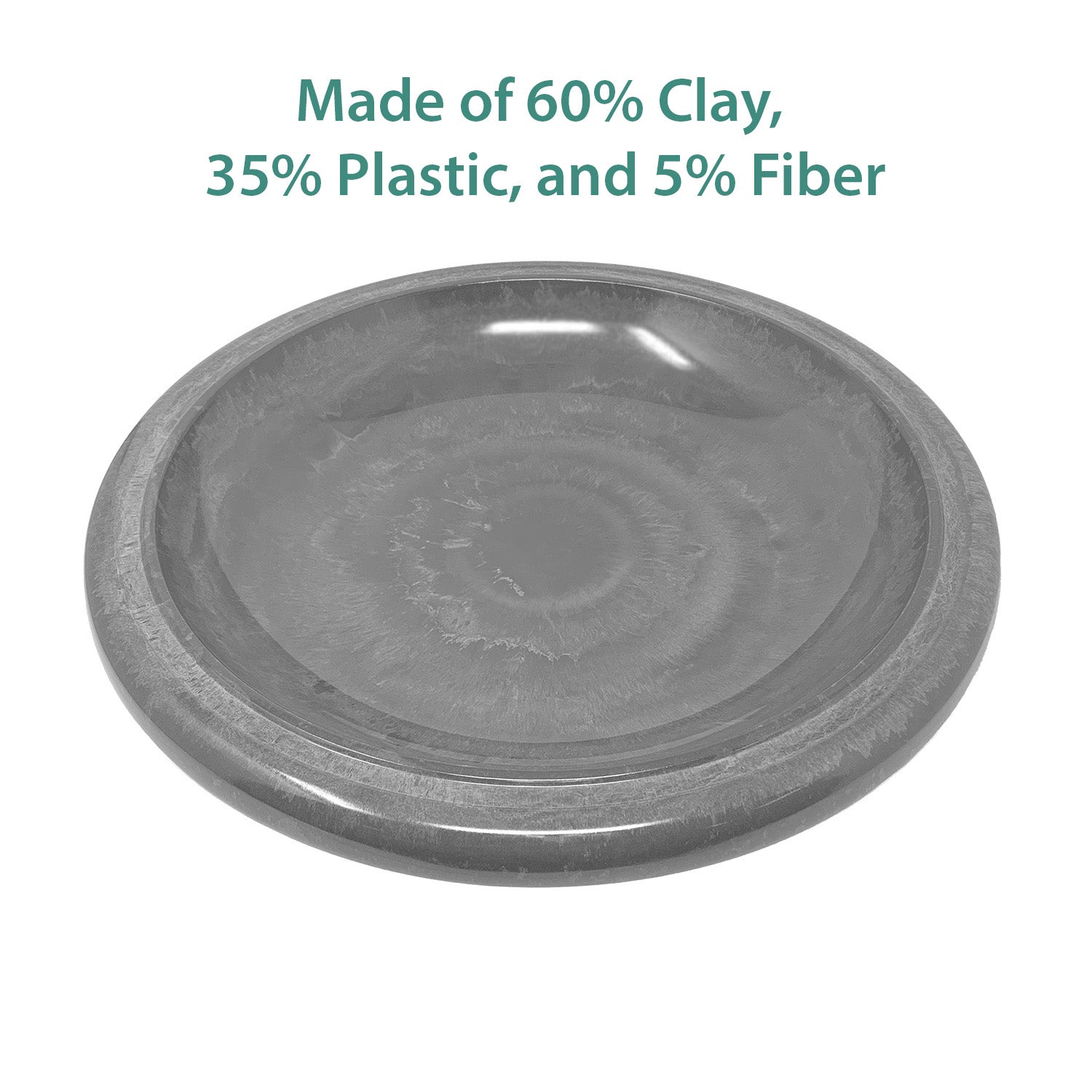 Kale Green Fiber Clay Birdbath Bowl - 19" dia