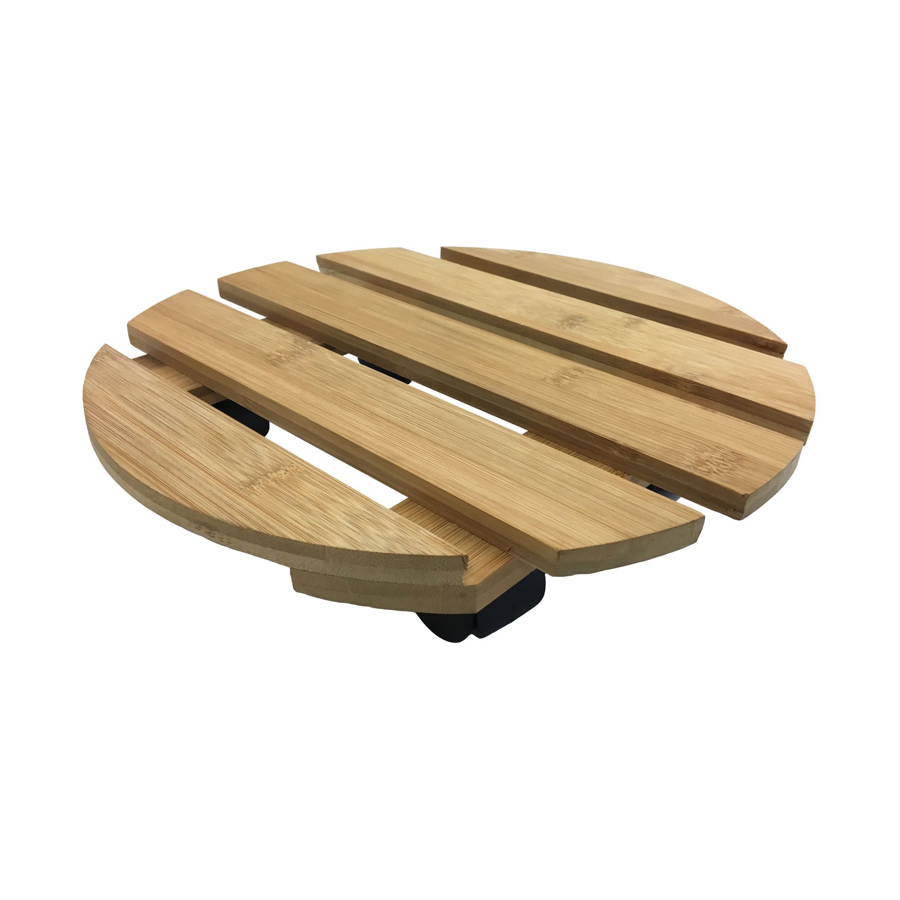 Bamboo Plant Caddy - 11.4" Round