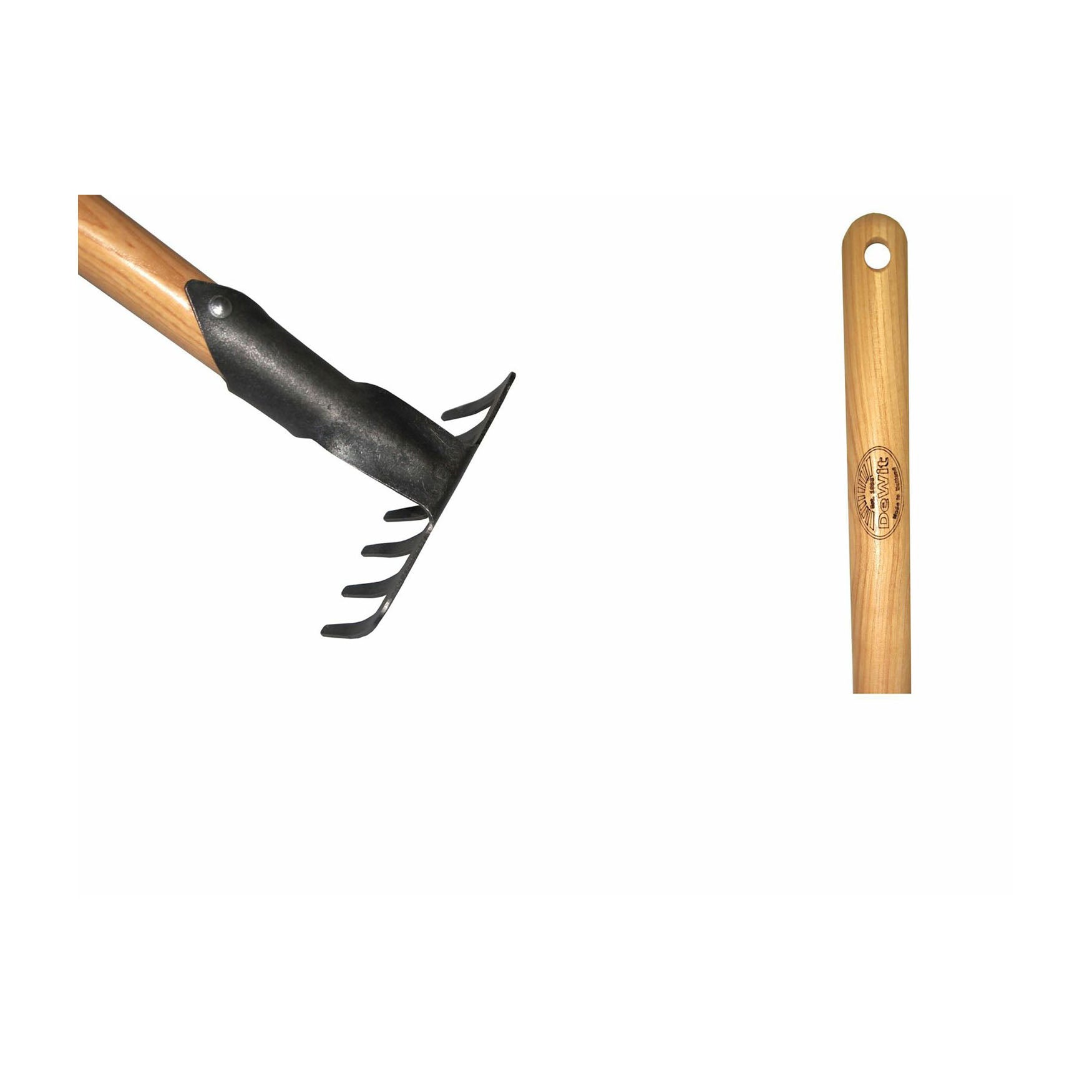 DeWit Junior Rake - Garden with Long Handle