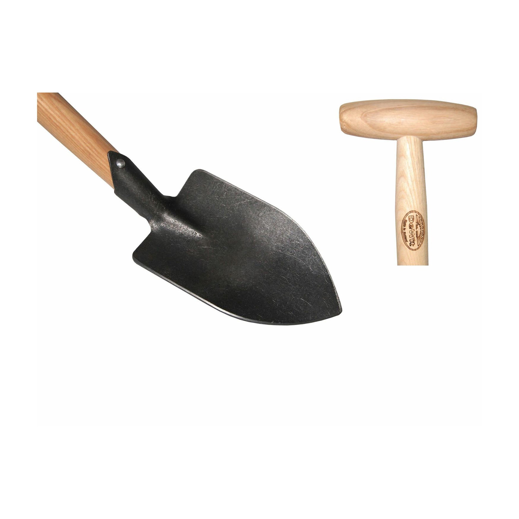 DeWit Junior Shovel with Long T-Handle