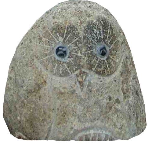 Boulder Owl - 2" H