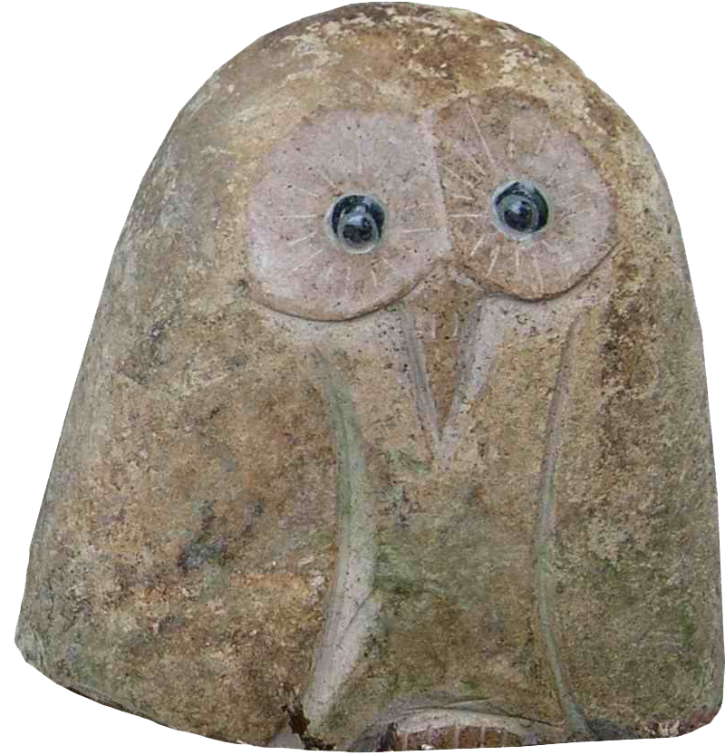 Boulder Owl - 6" H