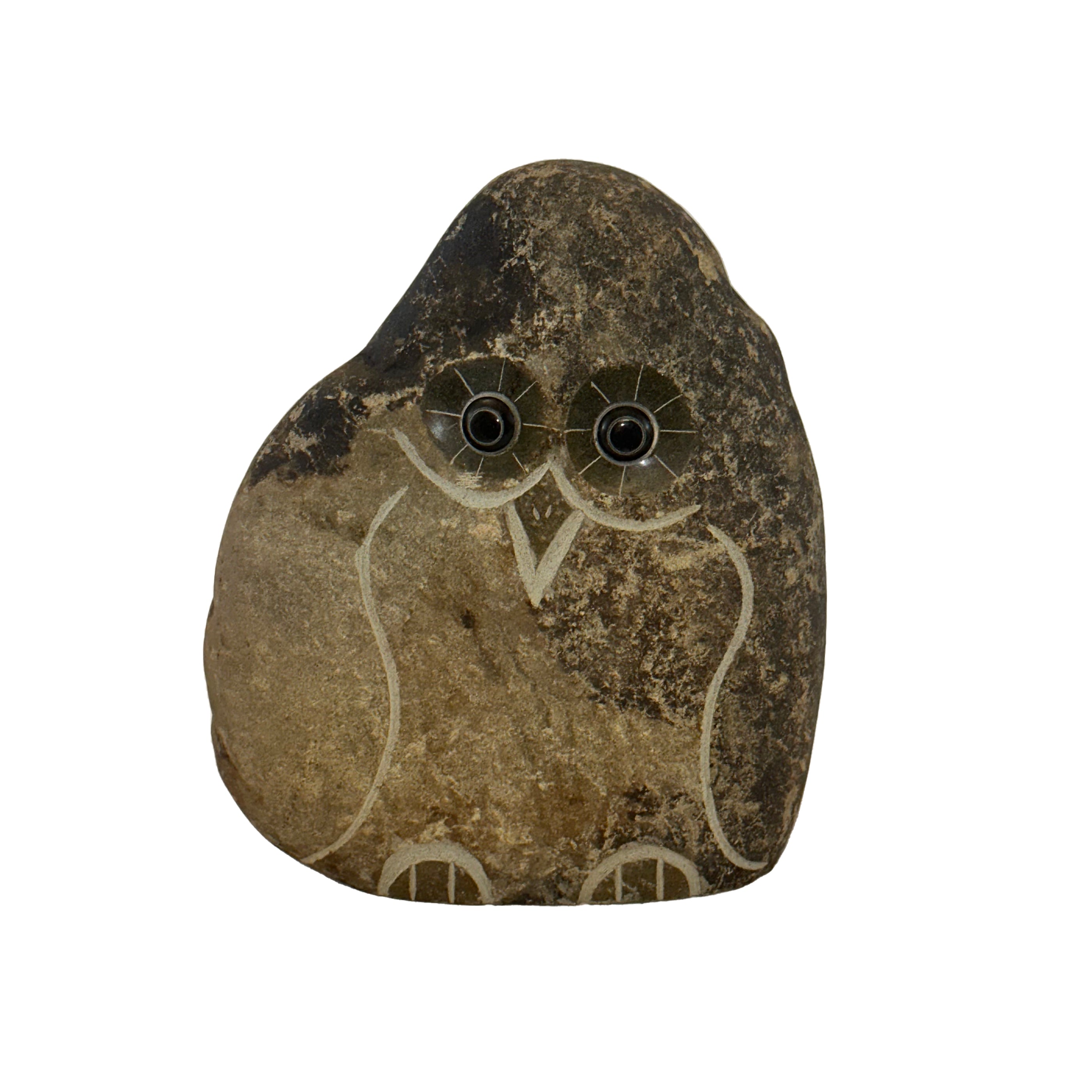 Boulder Owl - 12" H
