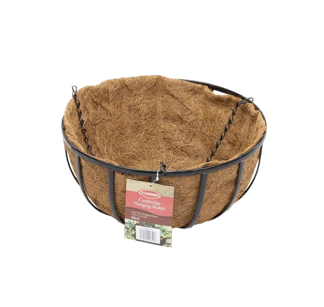 Cambridge Premium Hanging Basket with Coco Liner - 12"