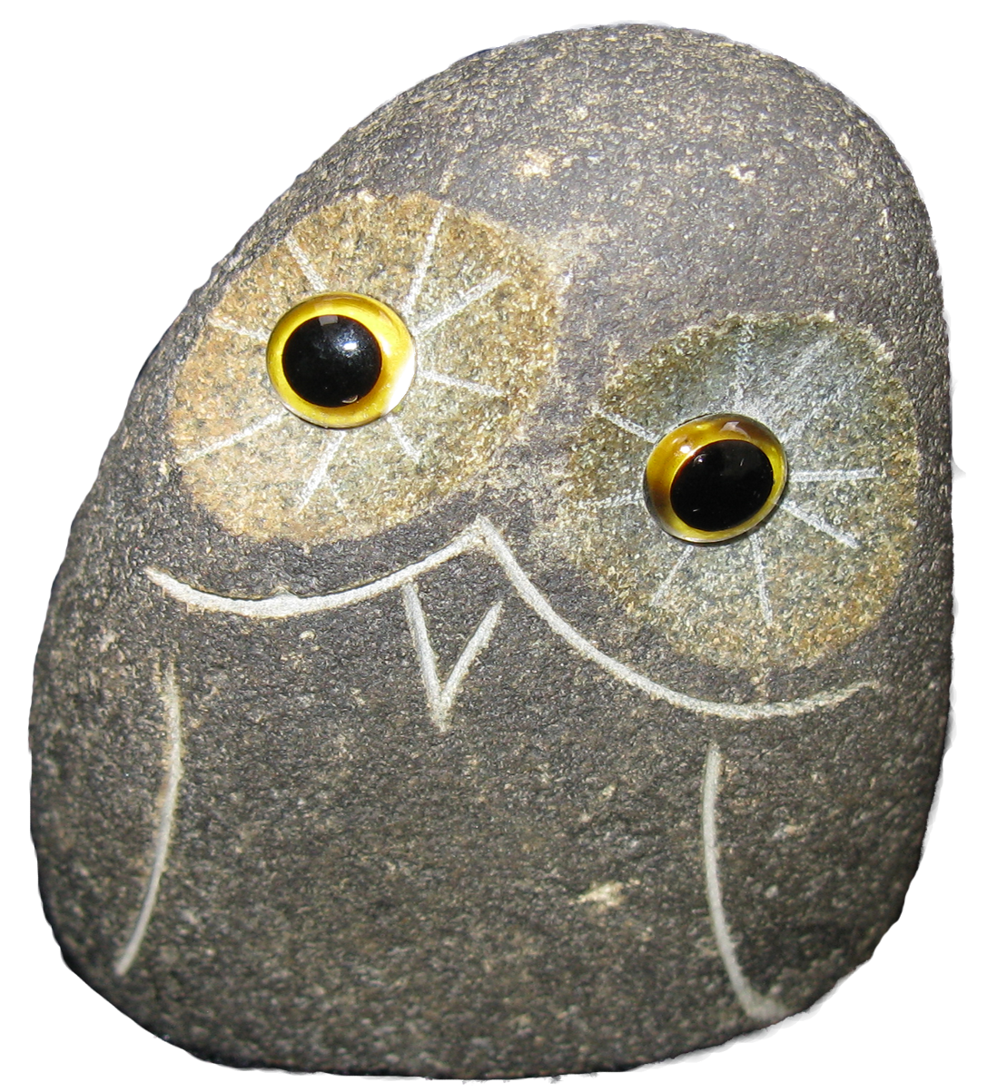 Boulder Owl - 2" H