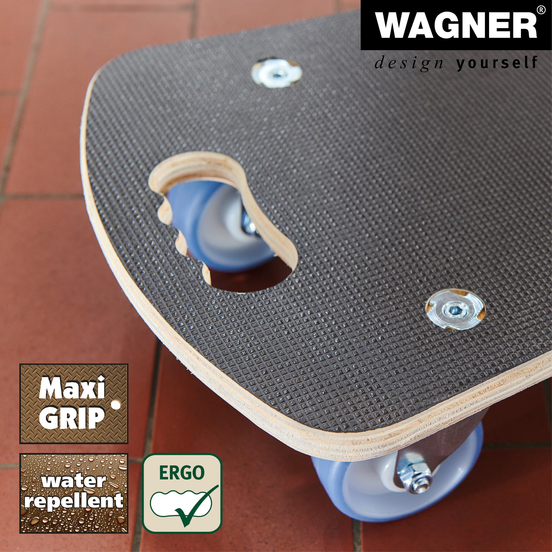 Maxigrip Moving Dolly - Wood 23" x 11"
