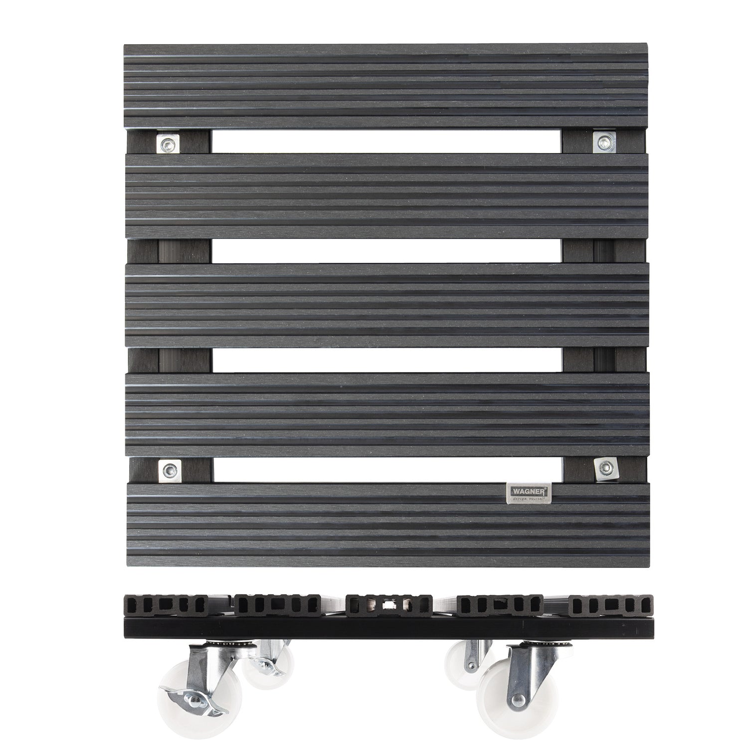 Waterproof Plant Caddy - 15.4" Gray Square