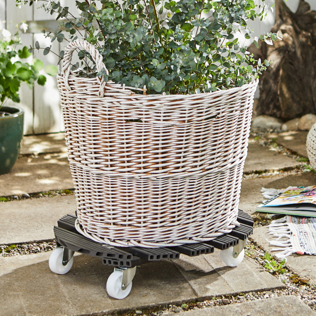 Waterproof Plant Caddy - 20" Gray Round