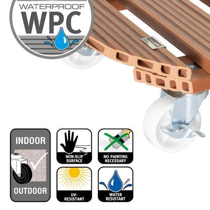 Waterproof Plant Caddy - 20" Terra Cotta Round