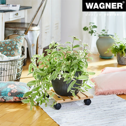 Bamboo Plant Caddy - 11.4" Square