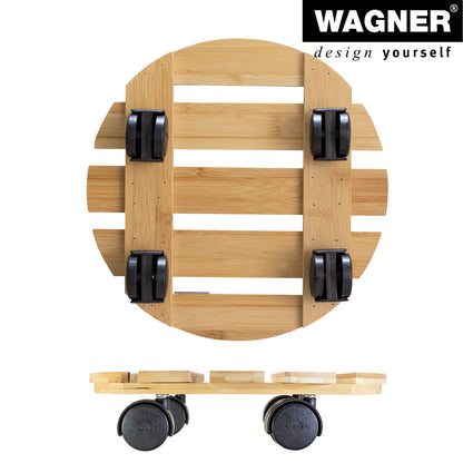 Bamboo Plant Caddy  - 11.4" Round