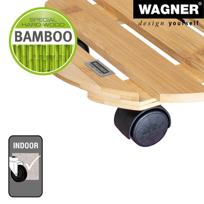 Bamboo Plant Caddy  - 11.4" Round