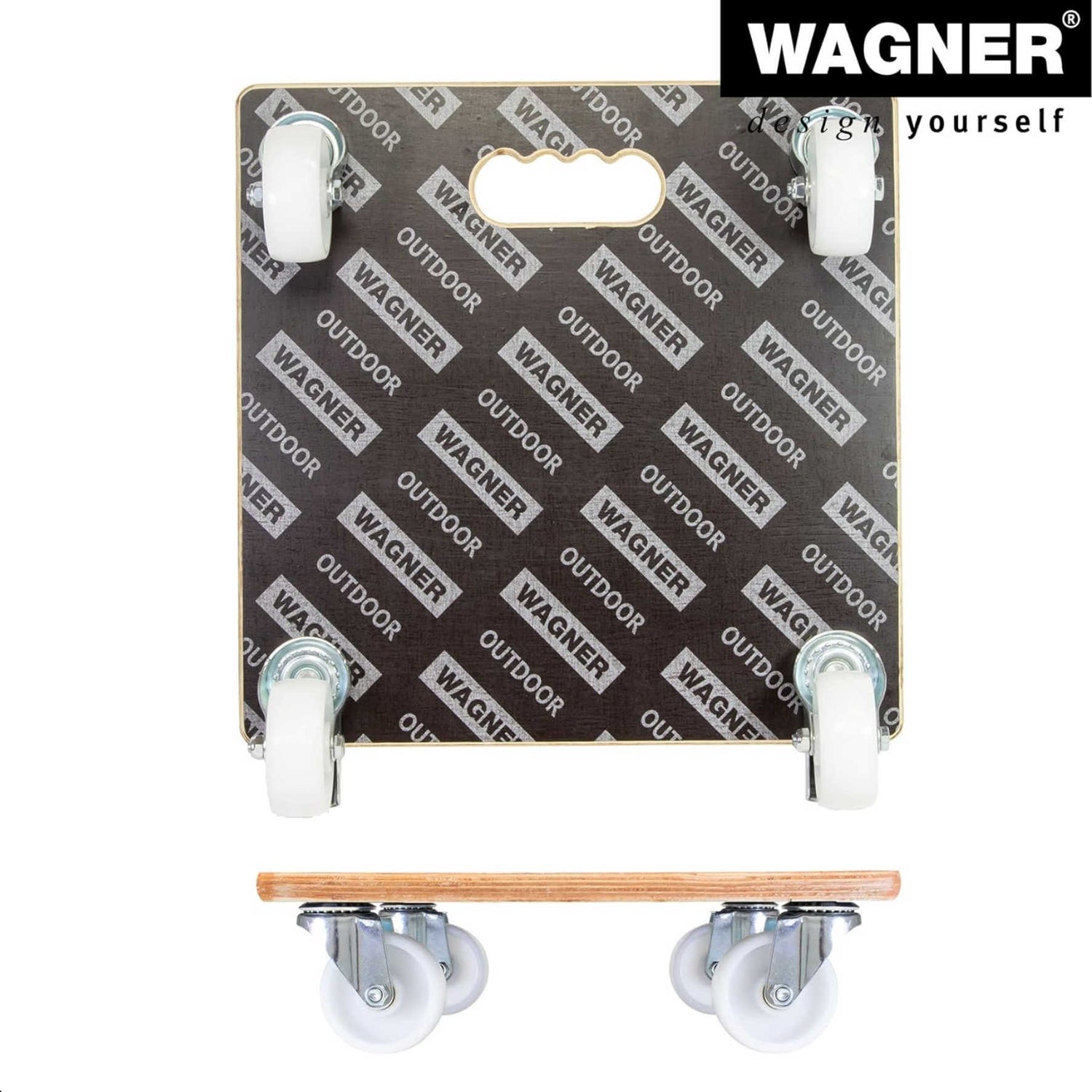 MaxiGrip Plant Caddy - 15" Black Square