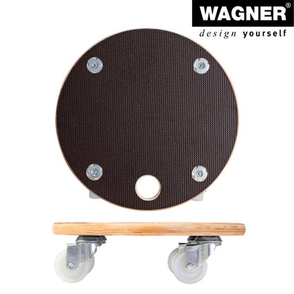 MaxiGrip Plant Caddy - 11.4" Black Round