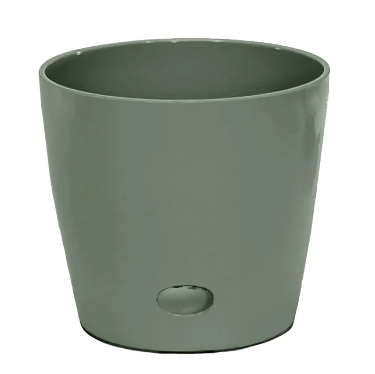 Self-Watering Bamboo Pot - 10" Sage Round