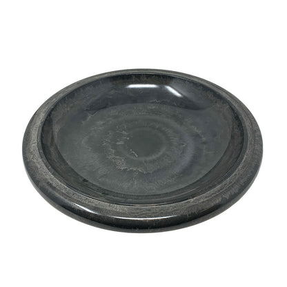 Gray Fiber Clay Birdbath Bowl - 19" dia