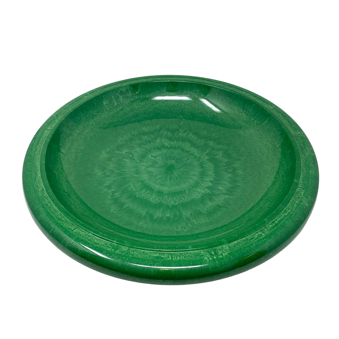 Kale Green Fiber Clay Birdbath Bowl - 19" dia