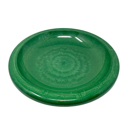 Kale Green Fiber Clay Birdbath Bowl - 19" dia