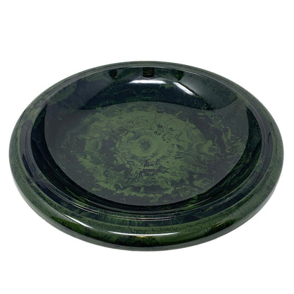 Hunter Green Fiber Clay Birdbath Bowl - 19" dia
