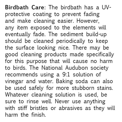 Light Green Fiber Clay Birdbath Bowl - 19" dia