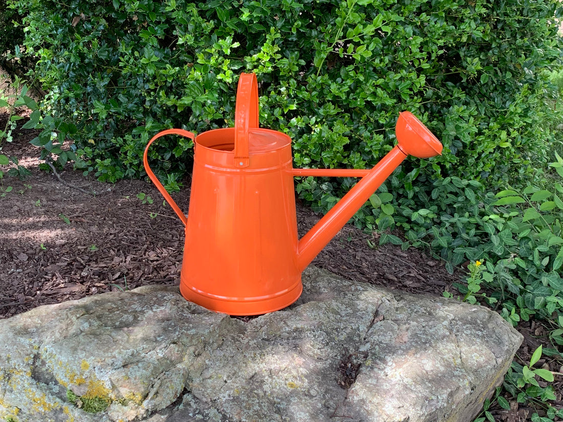Metal Watering Can - 1.2 gal Orange