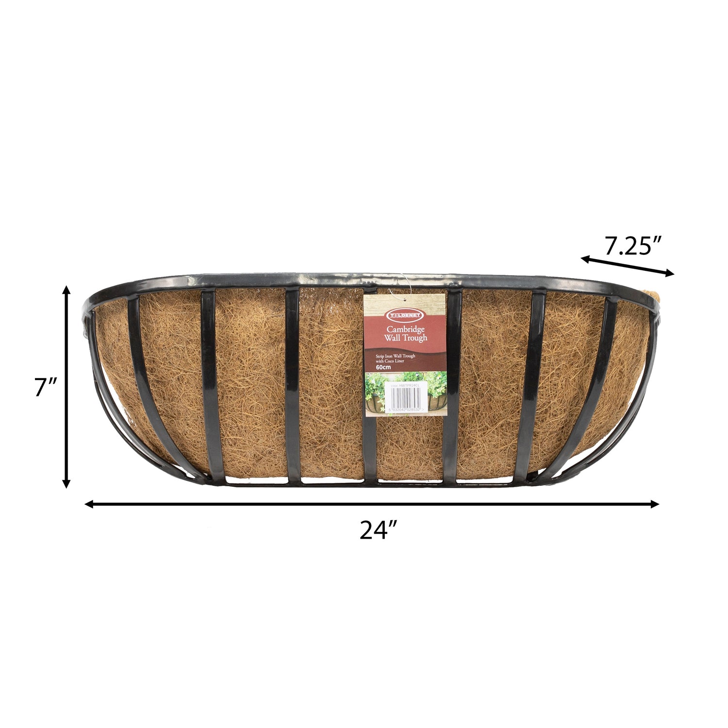 Cambridge Premium Wall Trough with Coco Liner - 24"