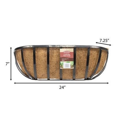 Cambridge Premium Wall Trough with Coco Liner - 24"