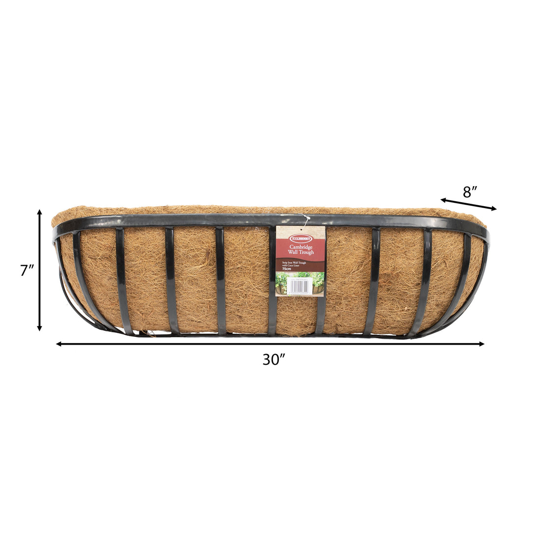 Cambridge Premium Wall Trough with Coco Liner - 30"