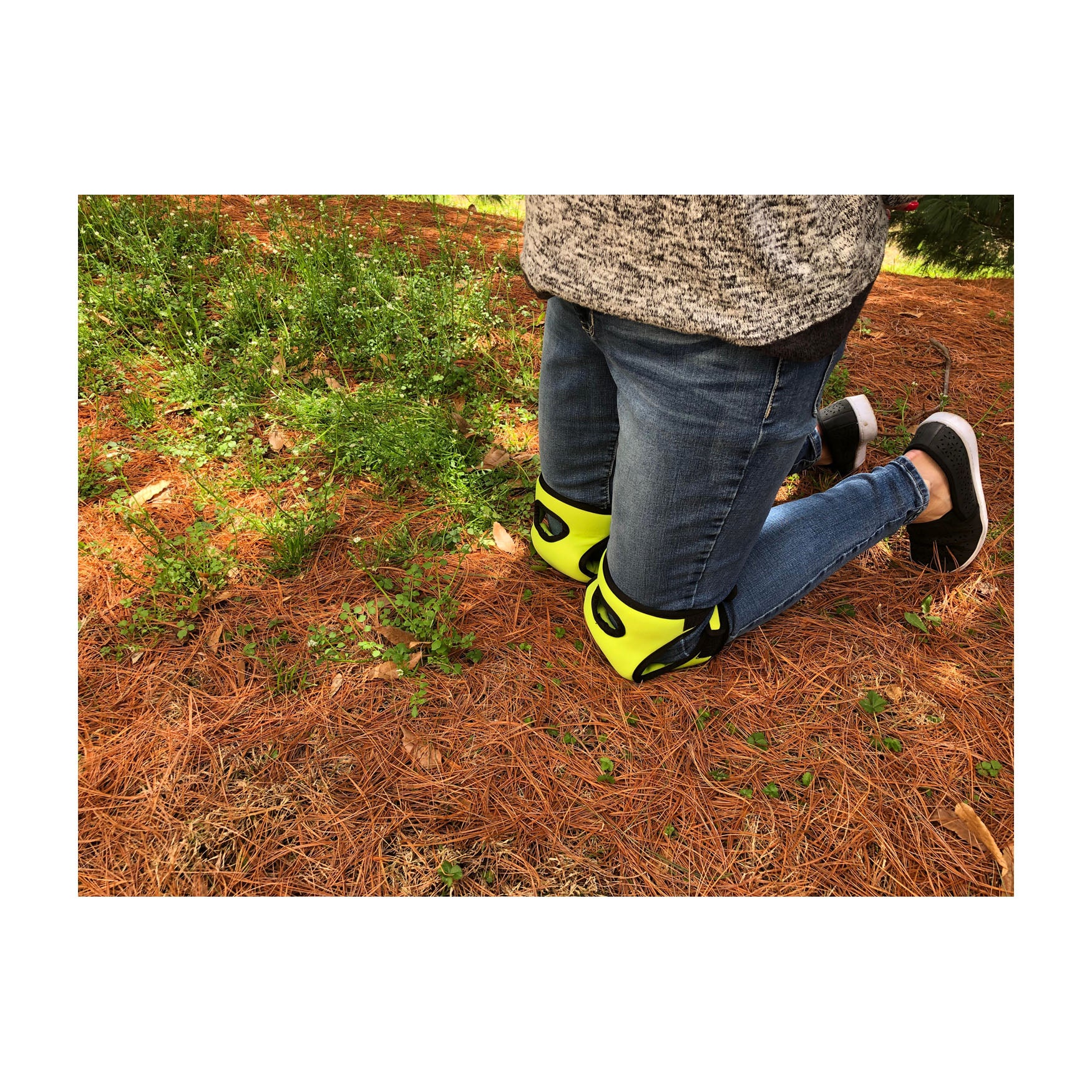 Knee Pads - Green Memory Foam