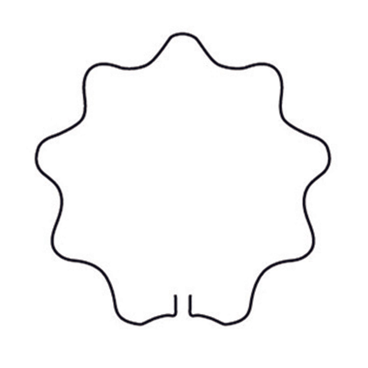 Plant Support Ring - 19" Scalloped Circle