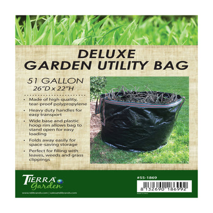Deluxe Black Tip Bag - 51 gal