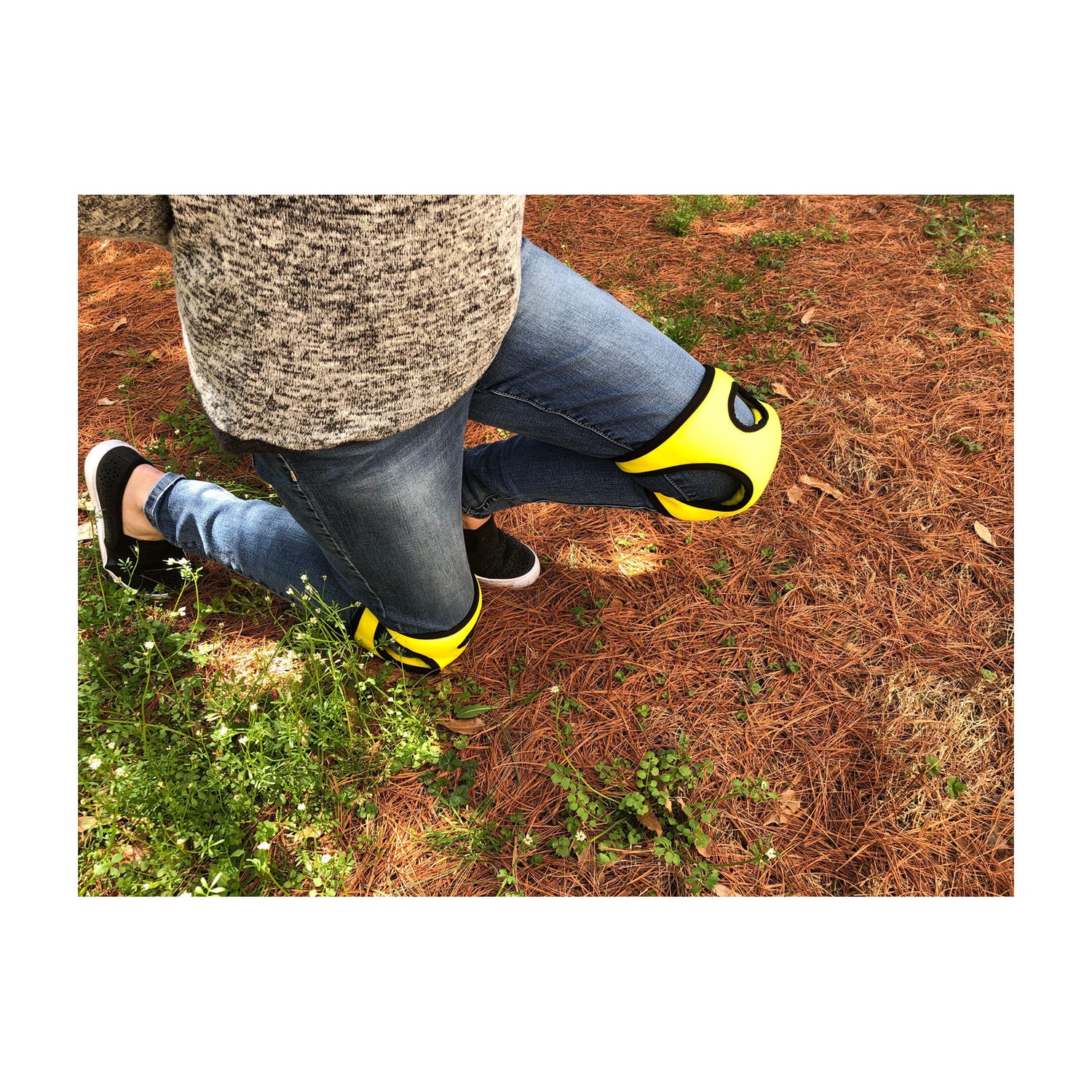 Knee Pads - Yellow Memory Foam