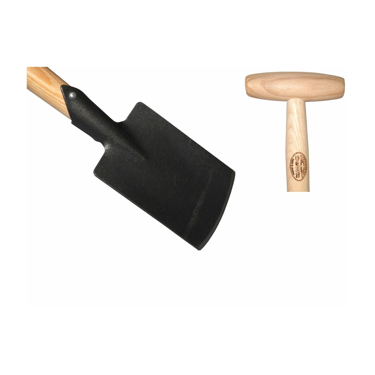 DeWit Junior Spade with Long T-Handle