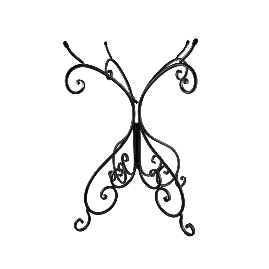 Black Metal Birdbath Base - 25"