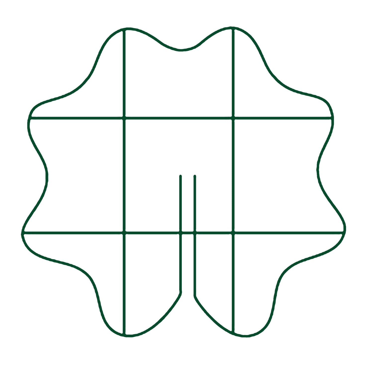 Plant Support Grid - 17" Scalloped Circle