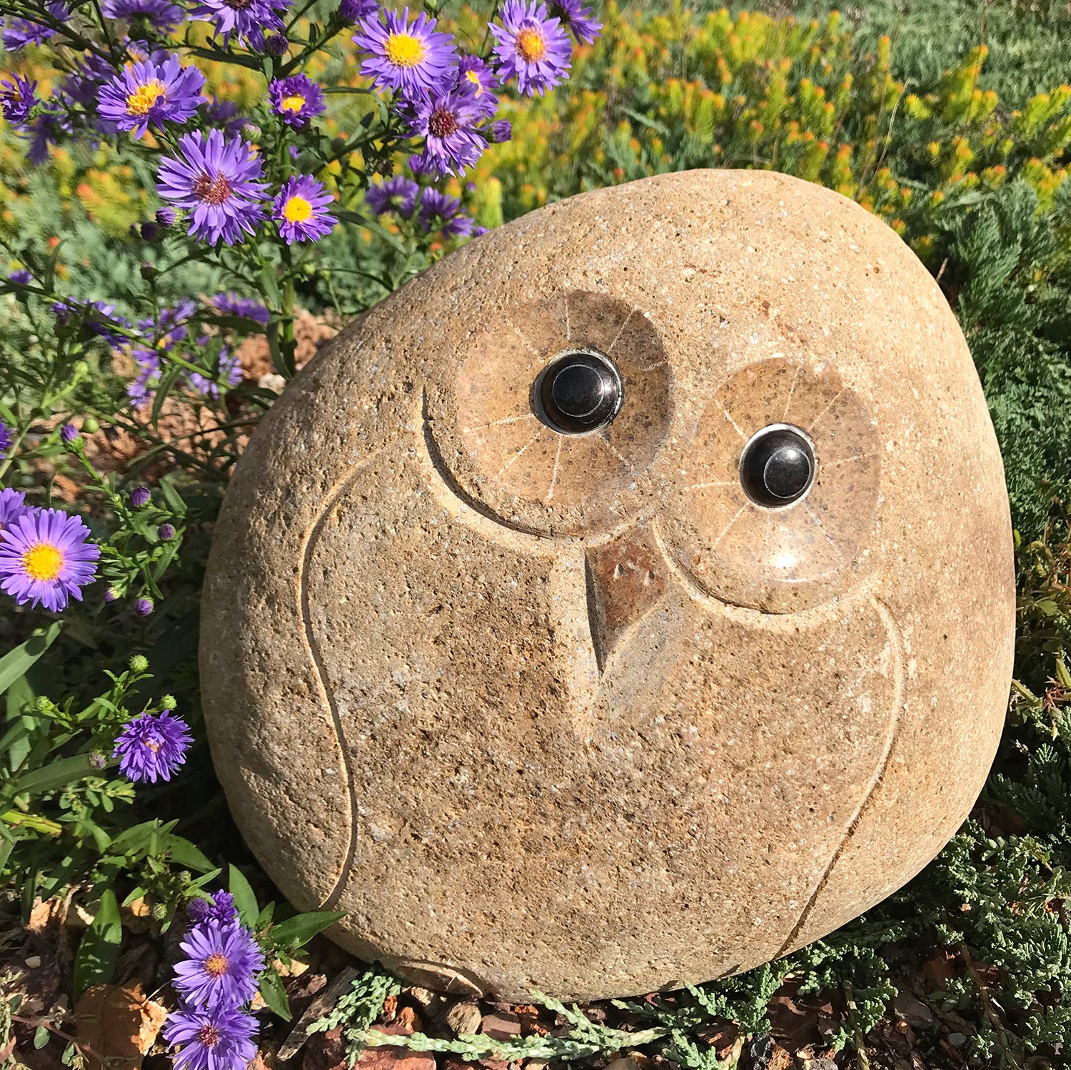 Boulder Owl - 12" H