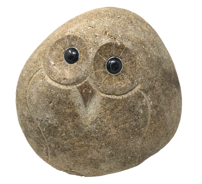 Boulder Owl - 12" H